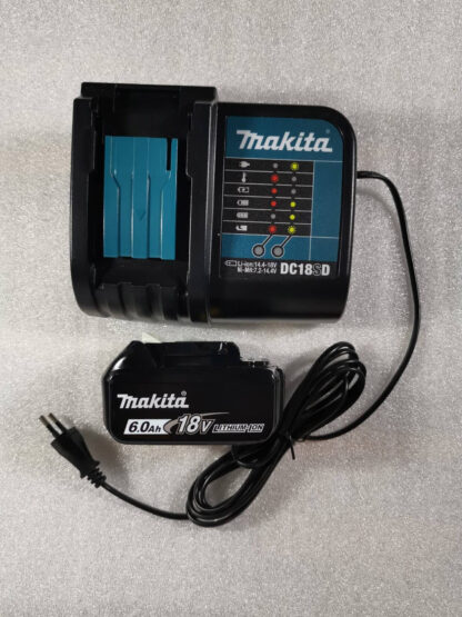 Makita DC18SD laadija + BL1860B 6,0ah aku