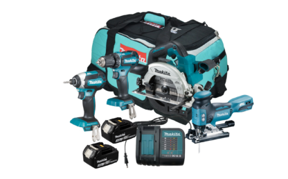 Makita (BL) akutööriistade komplekt (DDF485+DTD153+DHS660+DJV181+DC18SD+2xBL1830B)