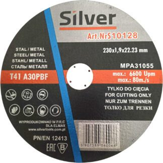 Silver 230x1,9mm metallilõikeketas