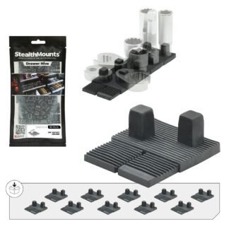 StealthMounts Drawer 3/8" padrunite hoidik