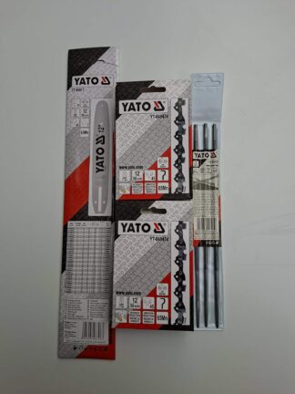 Yato YT-84917 saelatt 12" 3/8″ 1,1mm (45 lüli)+2tk YT-849474 saeket+ 3tk viil YT-85025